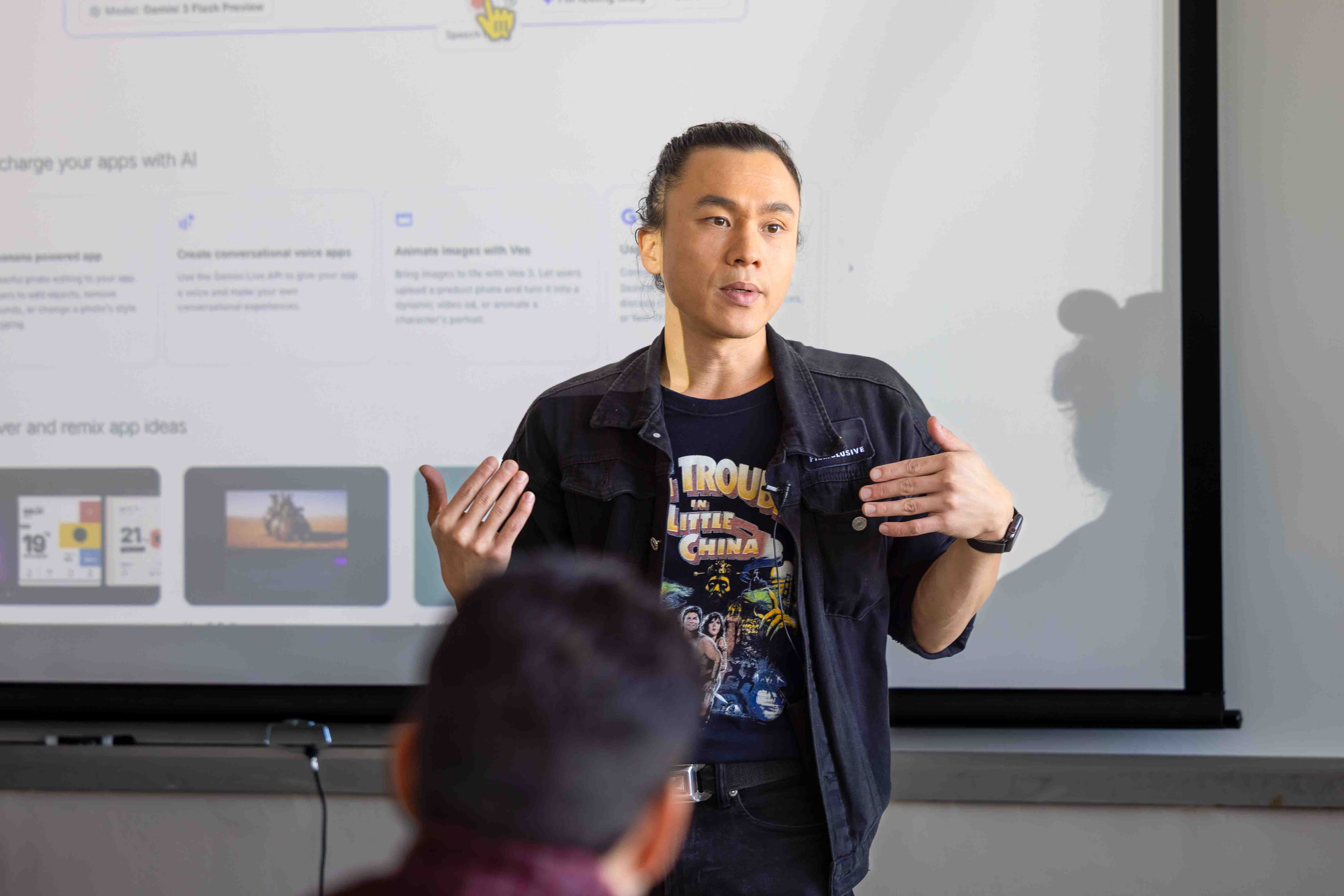 Mas Moriya at the AI in Filmmaker Symposium